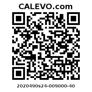 Calevo.com pricetag 2020490s24-009000-40