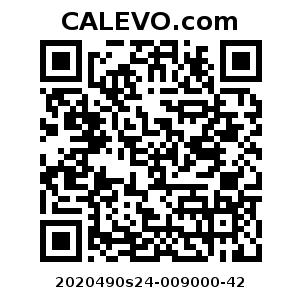 Calevo.com pricetag 2020490s24-009000-42