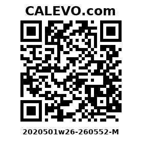 Calevo.com Preisschild 2020501w26-260552-M