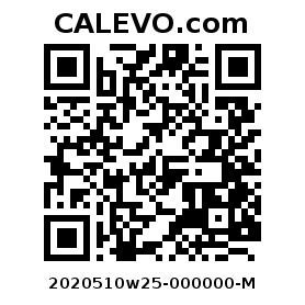 Calevo.com Preisschild 2020510w25-000000-M
