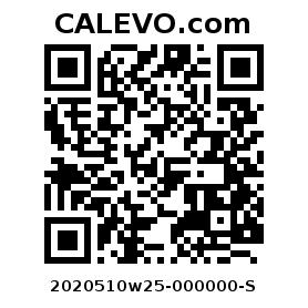Calevo.com Preisschild 2020510w25-000000-S