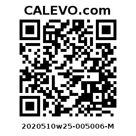Calevo.com Preisschild 2020510w25-005006-M
