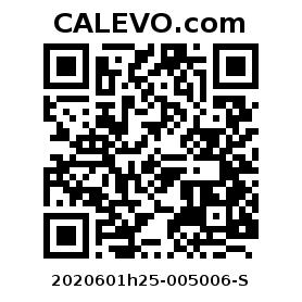 Calevo.com Preisschild 2020601h25-005006-S