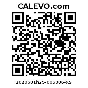 Calevo.com Preisschild 2020601h25-005006-XS