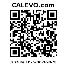 Calevo.com Preisschild 2020601h25-007690-M
