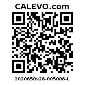 Calevo.com Preisschild 2020650s26-005006-L