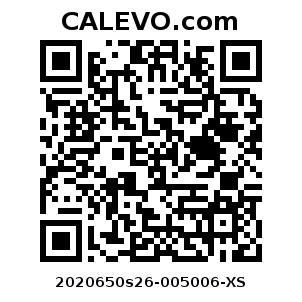 Calevo.com Preisschild 2020650s26-005006-XS