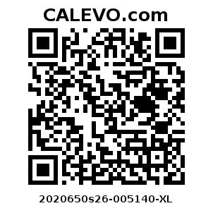 Calevo.com Preisschild 2020650s26-005140-XL