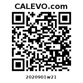 Calevo.com Preisschild 2020901w21