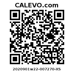Calevo.com Preisschild 2020901w22-007270-XS