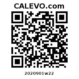 Calevo.com Preisschild 2020901w22