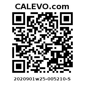 Calevo.com Preisschild 2020901w25-005210-S