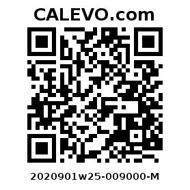 Calevo.com Preisschild 2020901w25-009000-M