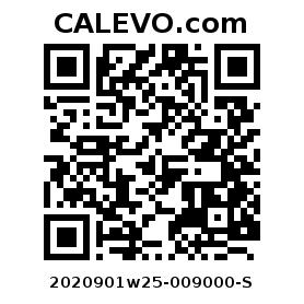 Calevo.com Preisschild 2020901w25-009000-S