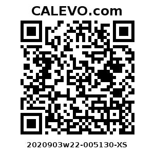 Calevo.com Preisschild 2020903w22-005130-XS