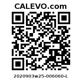 Calevo.com Preisschild 2020903w25-006060-L