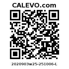 Calevo.com Preisschild 2020903w25-251006-L
