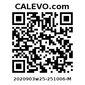 Calevo.com Preisschild 2020903w25-251006-M