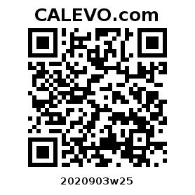 Calevo.com Preisschild 2020903w25