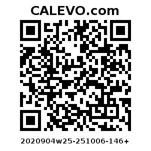 Calevo.com Preisschild 2020904w25-251006-146+