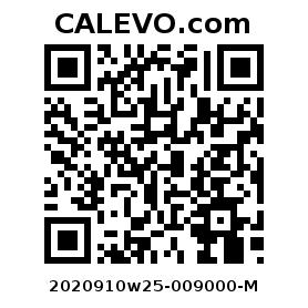 Calevo.com Preisschild 2020910w25-009000-M