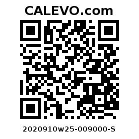Calevo.com Preisschild 2020910w25-009000-S