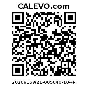 Calevo.com Preisschild 2020915w21-005040-104+