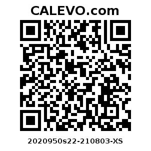 Calevo.com Preisschild 2020950s22-210803-XS