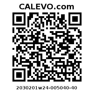 Calevo.com pricetag 2030201w24-005040-40