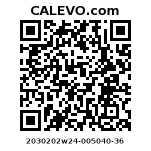 Calevo.com pricetag 2030202w24-005040-36