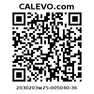 Calevo.com Preisschild 2030203w25-005040-36