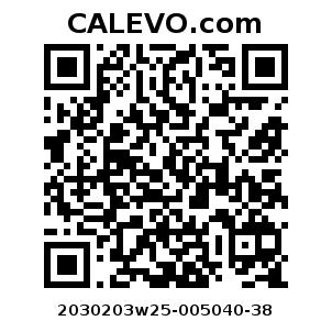 Calevo.com Preisschild 2030203w25-005040-38
