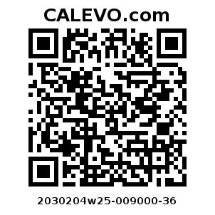 Calevo.com Preisschild 2030204w25-009000-36
