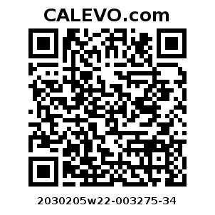 Calevo.com Preisschild 2030205w22-003275-34
