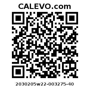 Calevo.com Preisschild 2030205w22-003275-40