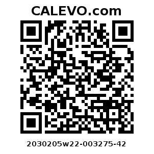 Calevo.com Preisschild 2030205w22-003275-42