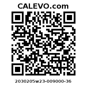 Calevo.com Preisschild 2030205w23-009000-36