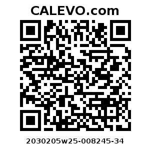 Calevo.com Preisschild 2030205w25-008245-34