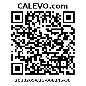 Calevo.com Preisschild 2030205w25-008245-36