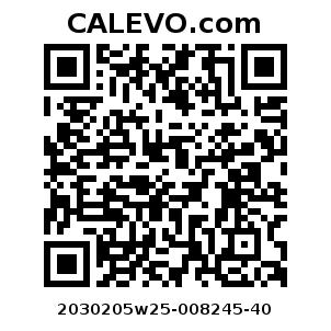 Calevo.com Preisschild 2030205w25-008245-40