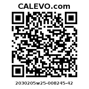 Calevo.com Preisschild 2030205w25-008245-42