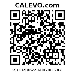 Calevo.com Preisschild 2030206w23-002001-42