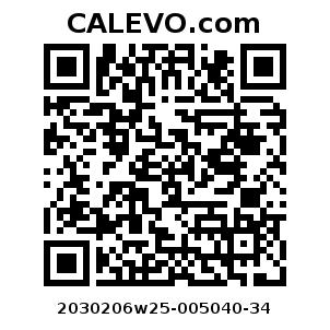 Calevo.com Preisschild 2030206w25-005040-34