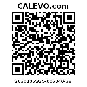 Calevo.com Preisschild 2030206w25-005040-38