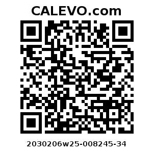 Calevo.com Preisschild 2030206w25-008245-34