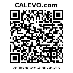 Calevo.com Preisschild 2030206w25-008245-36