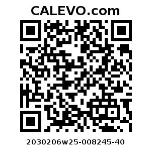 Calevo.com Preisschild 2030206w25-008245-40