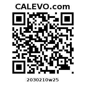 Calevo.com Preisschild 2030210w25