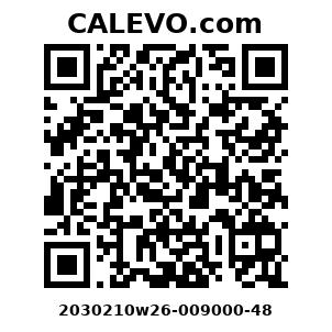 Calevo.com Preisschild 2030210w26-009000-48