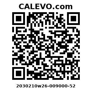 Calevo.com Preisschild 2030210w26-009000-52
